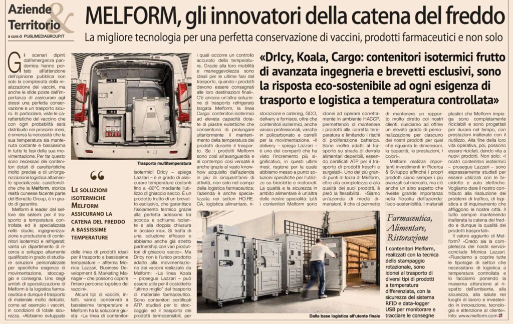 MELFORM: the innovators of the cold chain