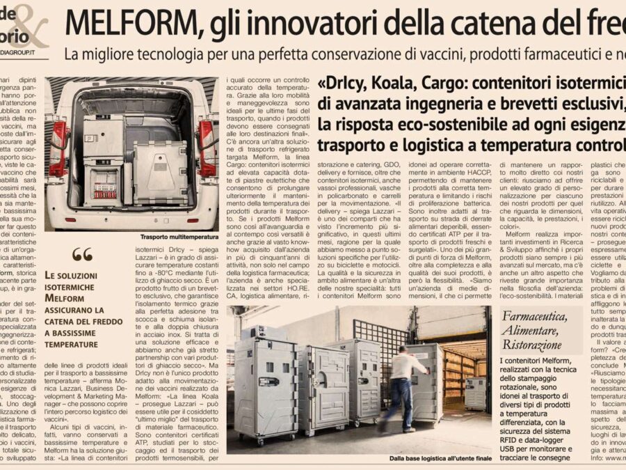 Reducing food waste through cold chain optimization MELFORM SOLUTION