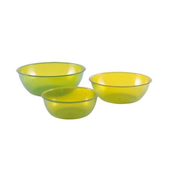 Polycarbonate salad bowl.