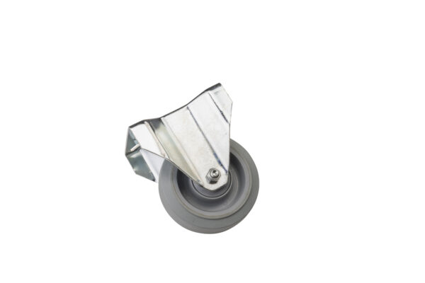 FIXED RUBBER WHEEL BALL BEARINGS WITH GALVANIZED SUPPORT