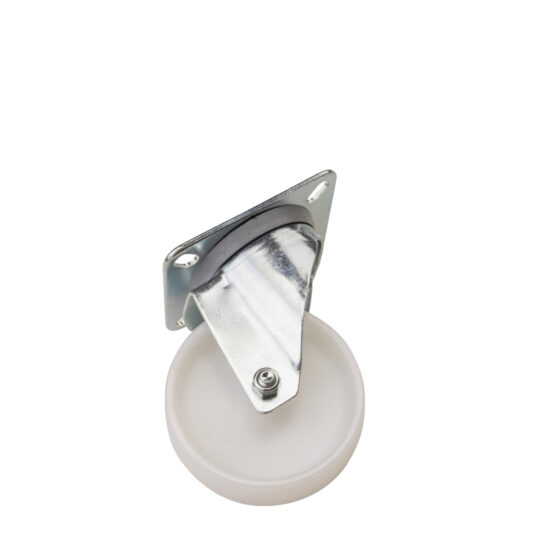 SWIVEL NYLON WHEEL WITH GALVANIZED SUPPORT