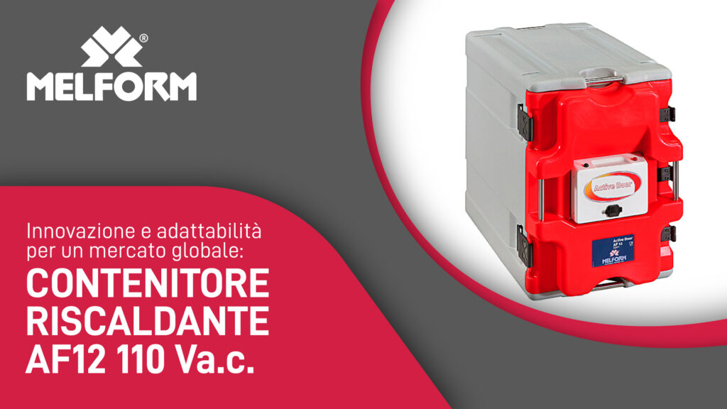 Innovazione e adattabilità per un mercato globale: contenitore riscaldante AF12 110 Va.c.